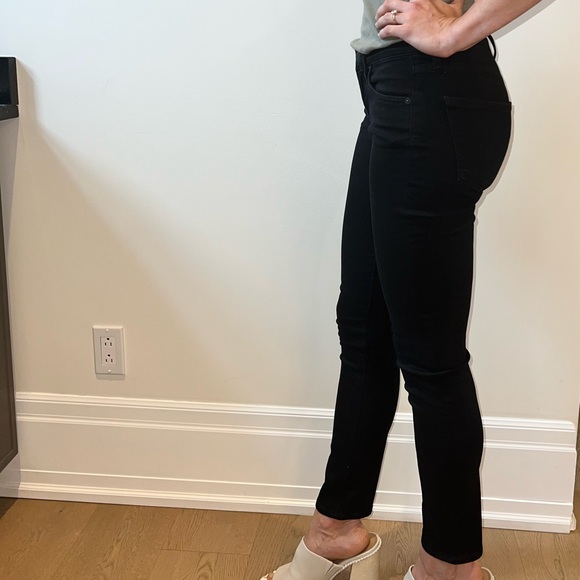 Citizens of humanity mid rise black jeans size 25 - Picture 1 of 5